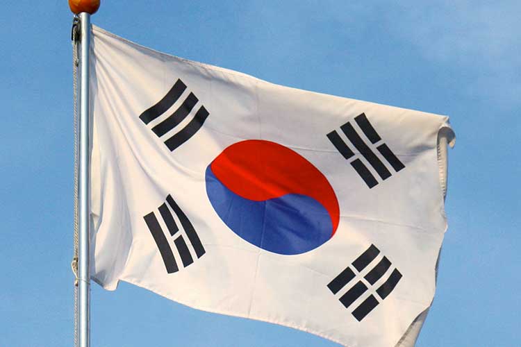Sydkorea Flagga
