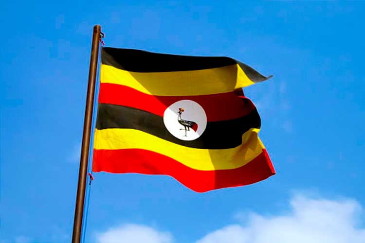Uganda Flagga