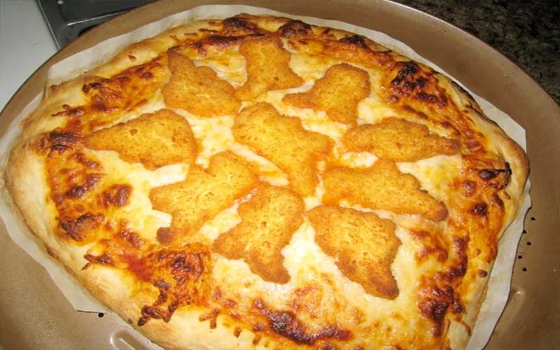 Chicken Nuggets-pizza