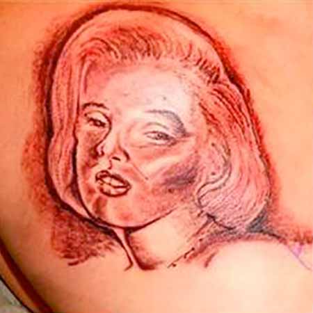 Marilyn Monroe - tatueringsfail