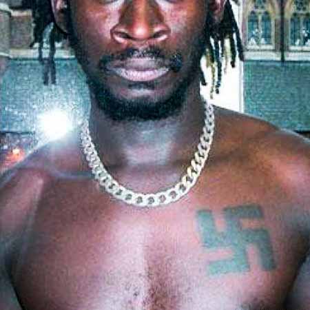 Black nazi - tatueringsfail