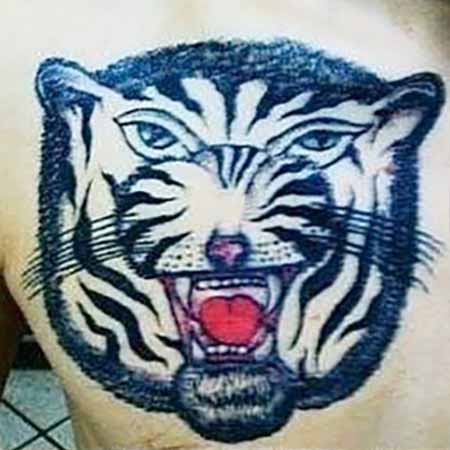 Tiger - tatueringsfail