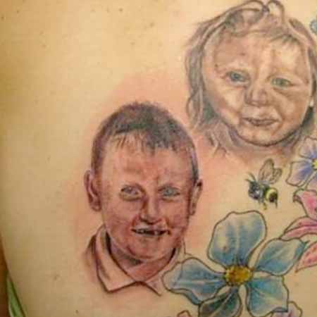 Ungar - tatueringsfail